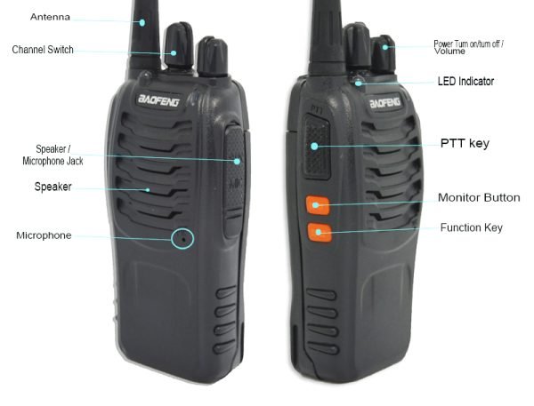 Radio Walkie Talkie 888S 16 Canales - Imagen 6