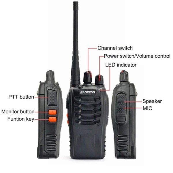 Radio Walkie Talkie 888S 16 Canales - Imagen 5