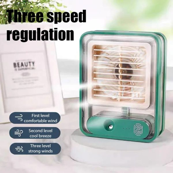 Ventilador Humidificador Portátil D899-1 - Imagen 5