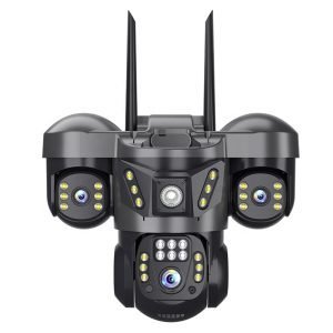 Cámara de Seguridad WiFi 4 Lentes