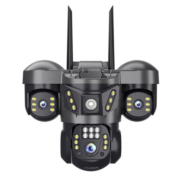 Cámara de Seguridad WiFi 4 Lentes